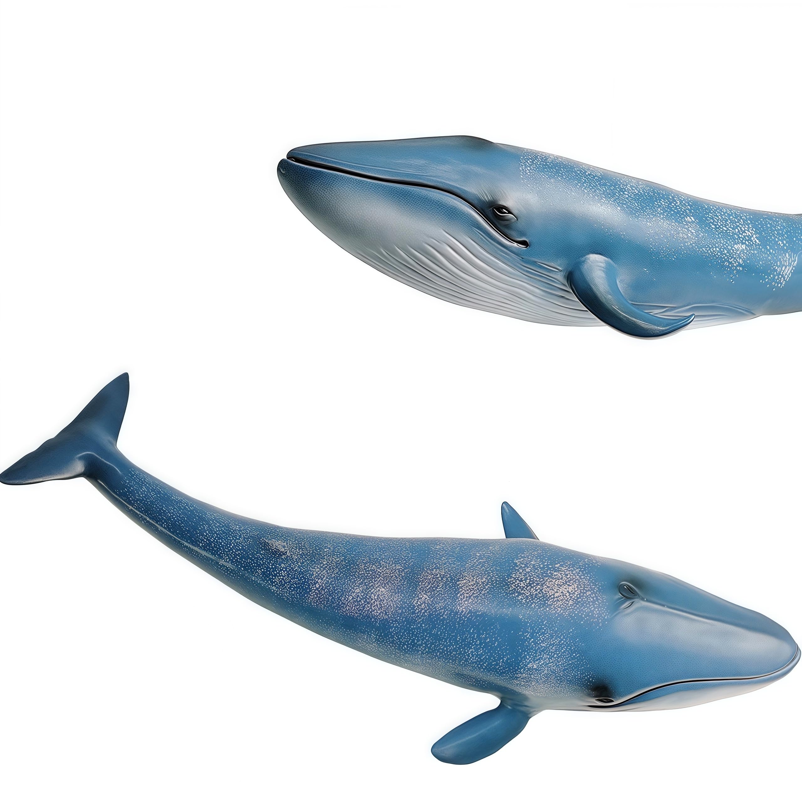 Gemini&Genius blue whale action figure for imaginative play and learning.