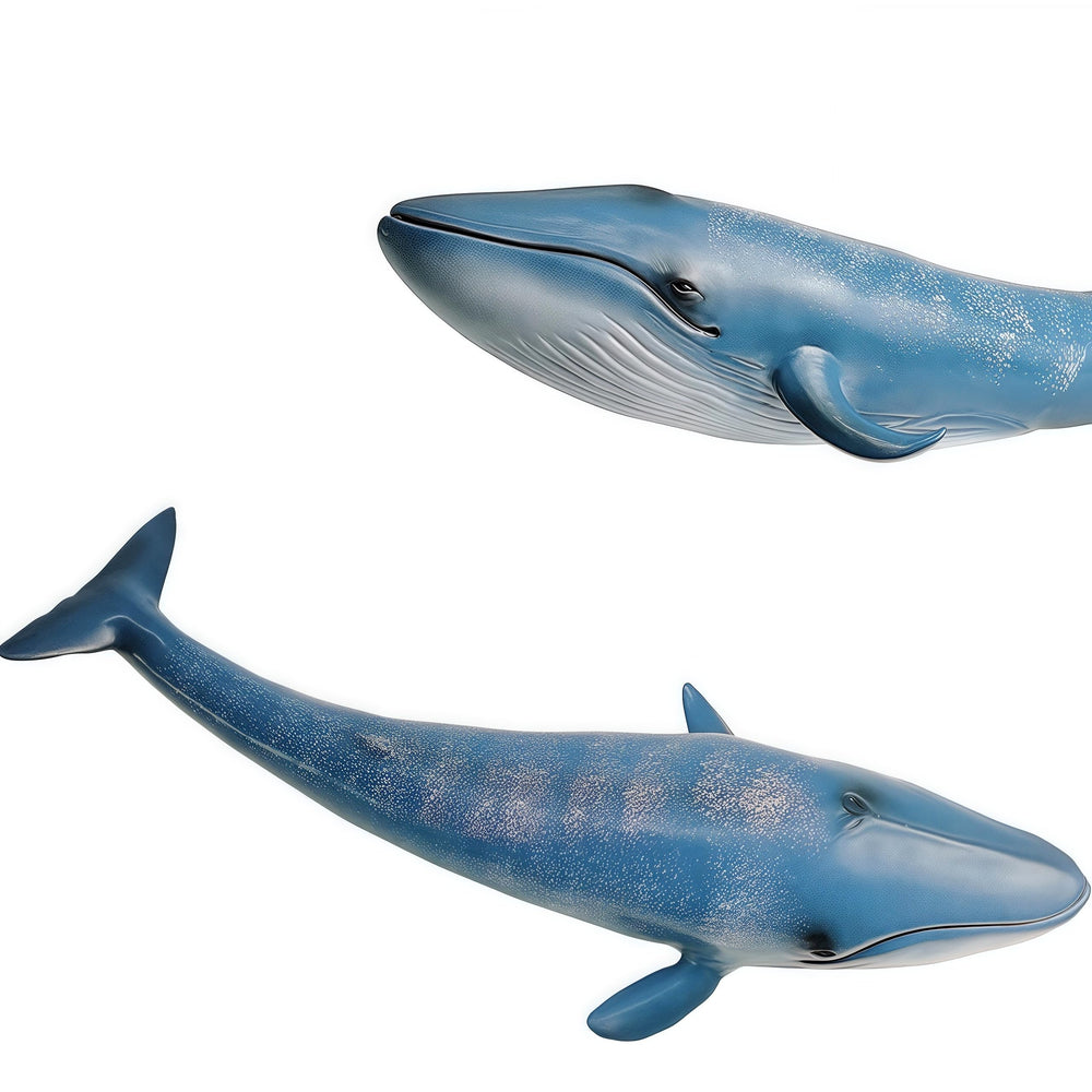 Gemini&Genius blue whale action figure for imaginative play and learning.