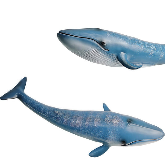 Gemini&Genius blue whale action figure for imaginative play and learning.