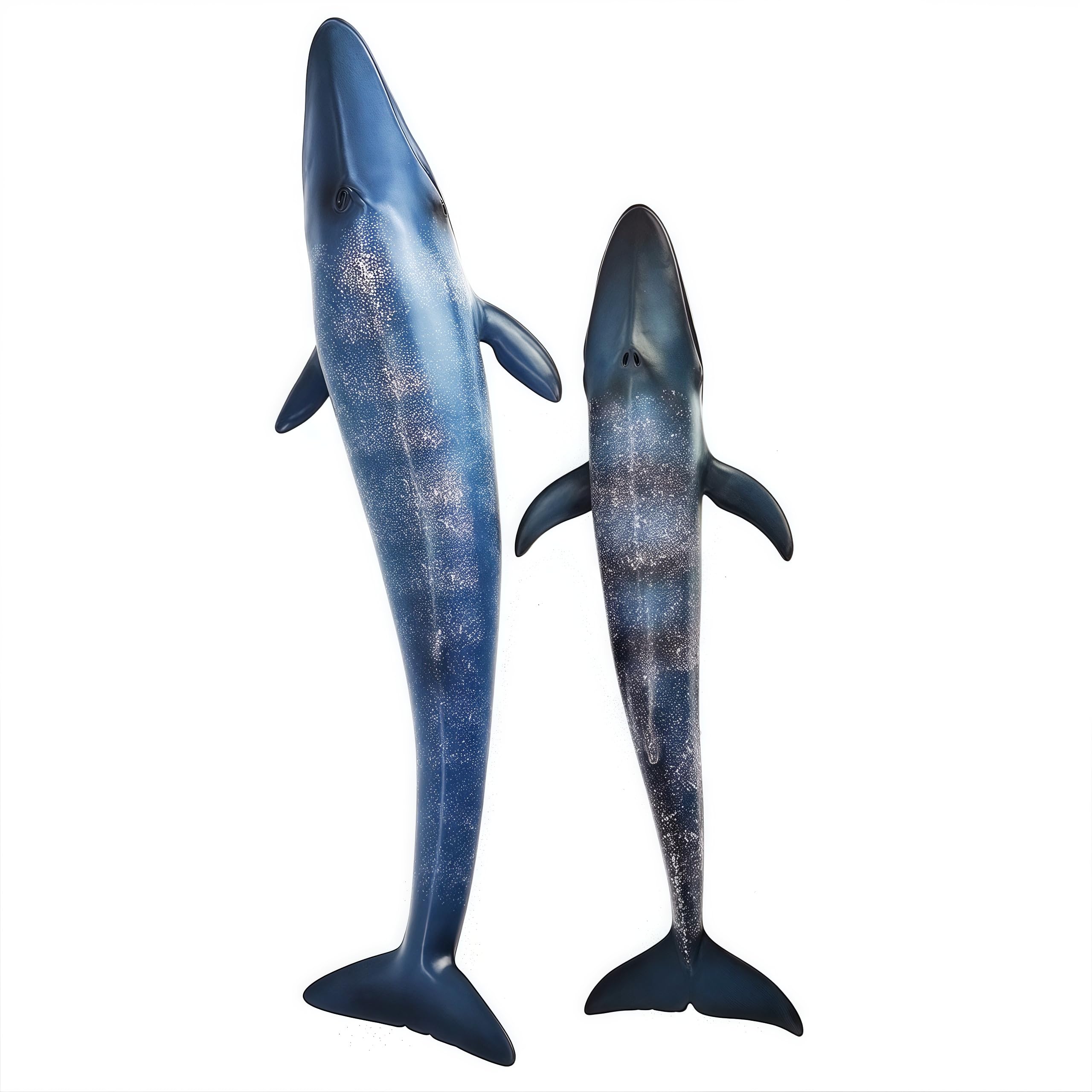 Gemini&Genius blue whale on display shelf for classroom or desk decor.