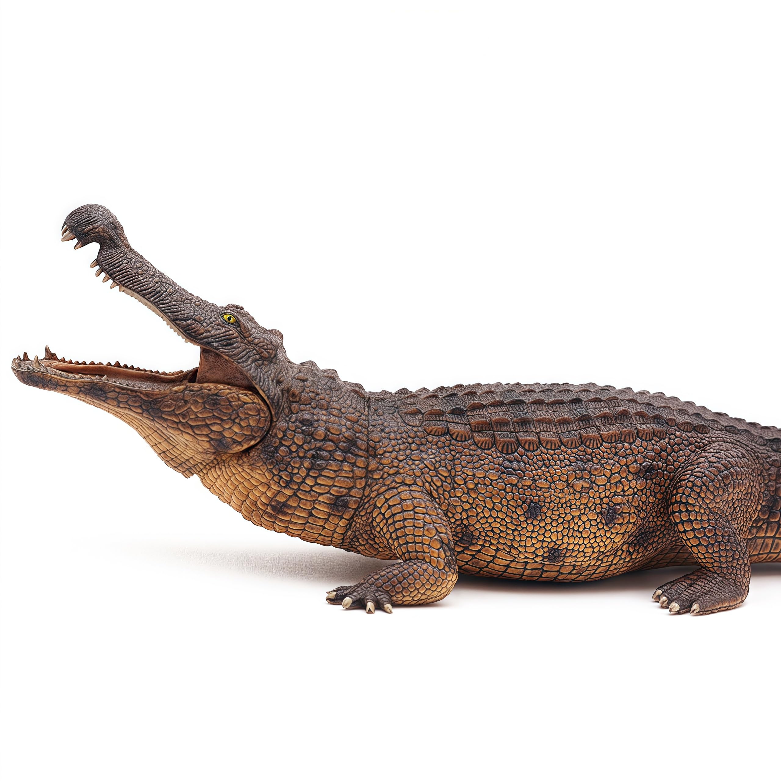 Gemini&Genius crocodile toy with moveable jaw for interactive play.
