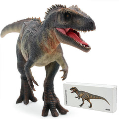 Gemini&Genius Giganotosaurus action figure with moveable jaw for realistic display.