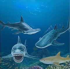 Party decor option: Gemini&Genius hammerhead shark toy for nautical celebrations.