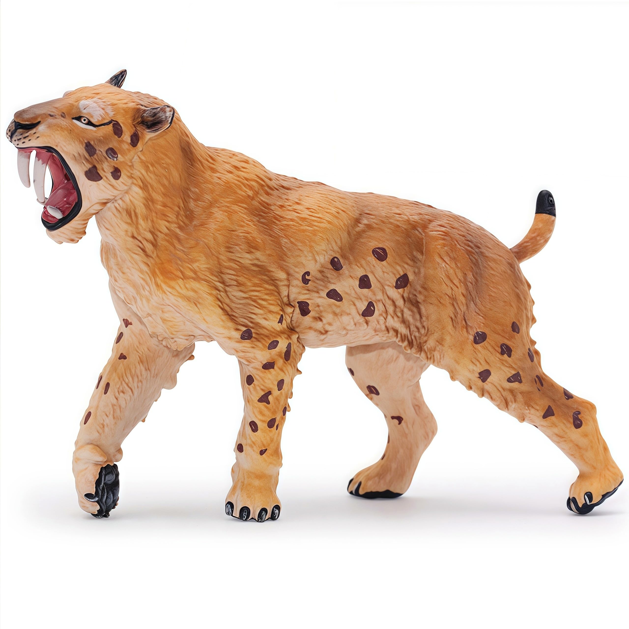 Gemini&Genius Saber-Toothed Tiger figure detailed head for immersive prehistoric play