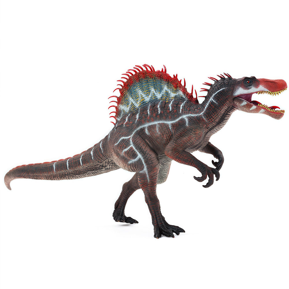 Gemini&Genius Spinosaurus moveable-mouth action supports dynamic pretend play.