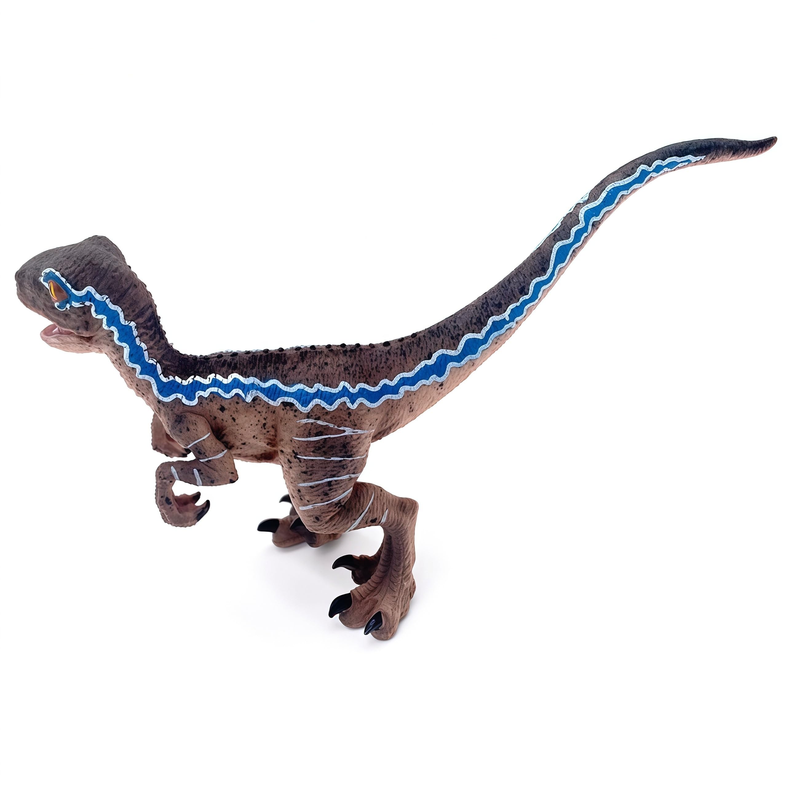 Gemini&Genius Velociraptor toy with movable hands to spark imaginative action.