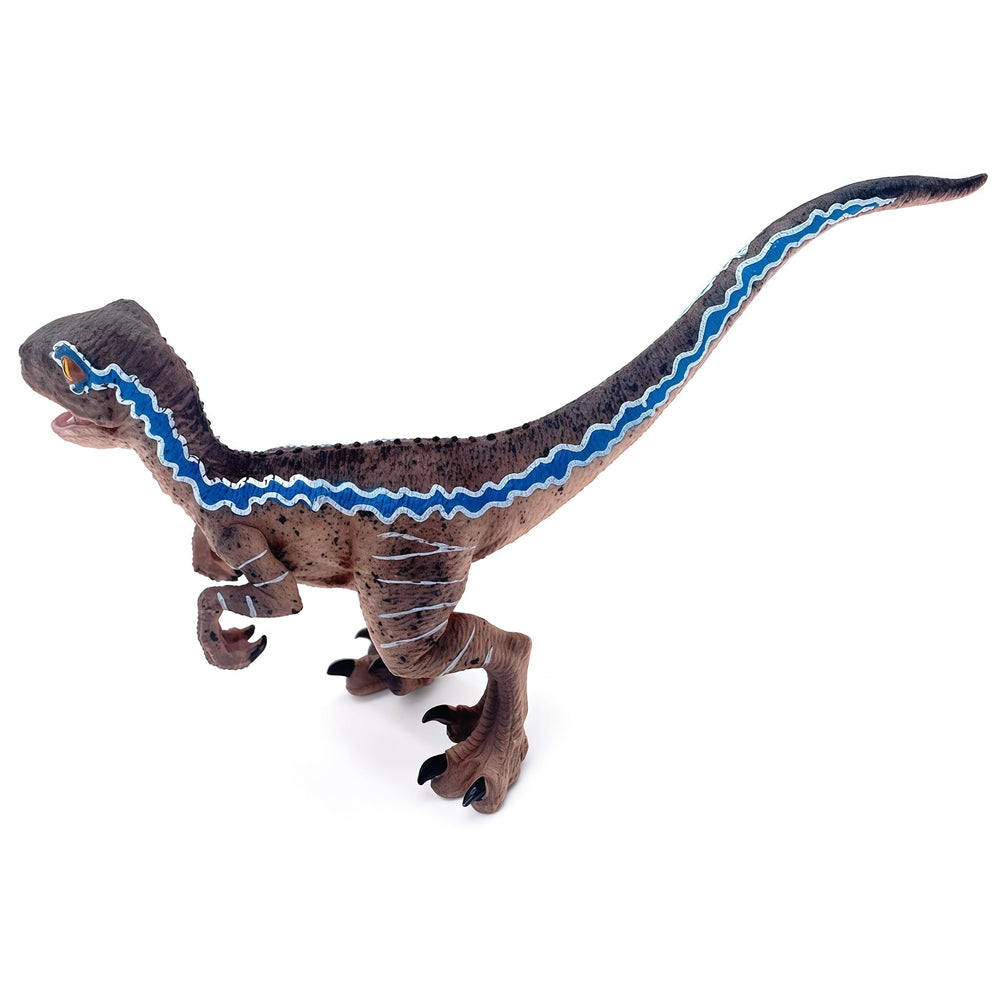 Gemini&Genius Velociraptor toy with movable hands to spark imaginative action.