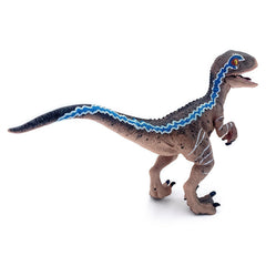 Gemini&Genius Velociraptor toy showing movable jaw for interactive play.