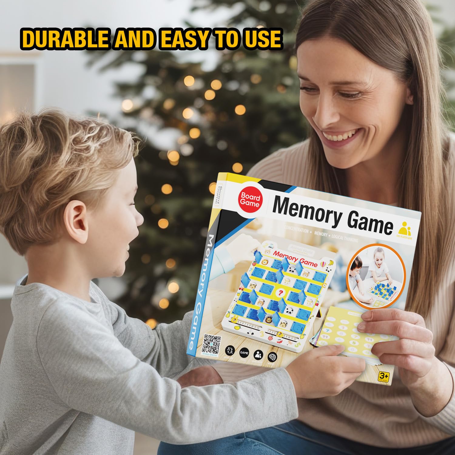 GEMKARRY child playing on airplane with memory game during flight.