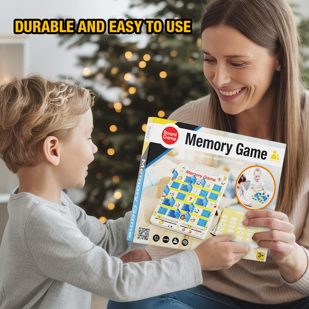 GEMKARRY child playing on airplane with memory game during flight.
