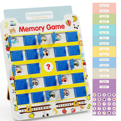 GEMKARRY memory board travel setup showing on-the-go entertainment for kids.