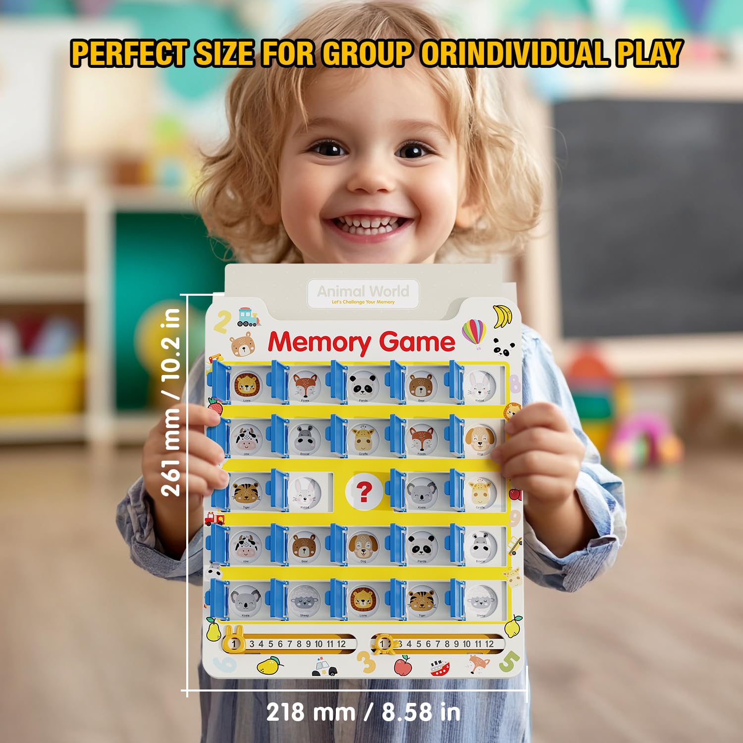 GEMKARRY quiet travel toy shown inside compact storage box.