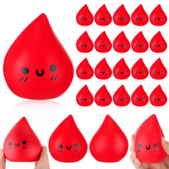 Gemscream blood drop stress ball for phlebotomists offering quick relief during busy shifts.