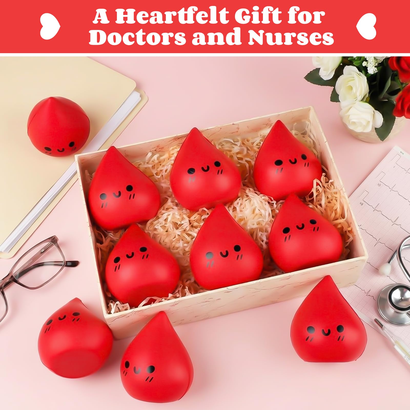 Gemscream phlebotomy stress ball packs a soft grip ideal for repeated use.
