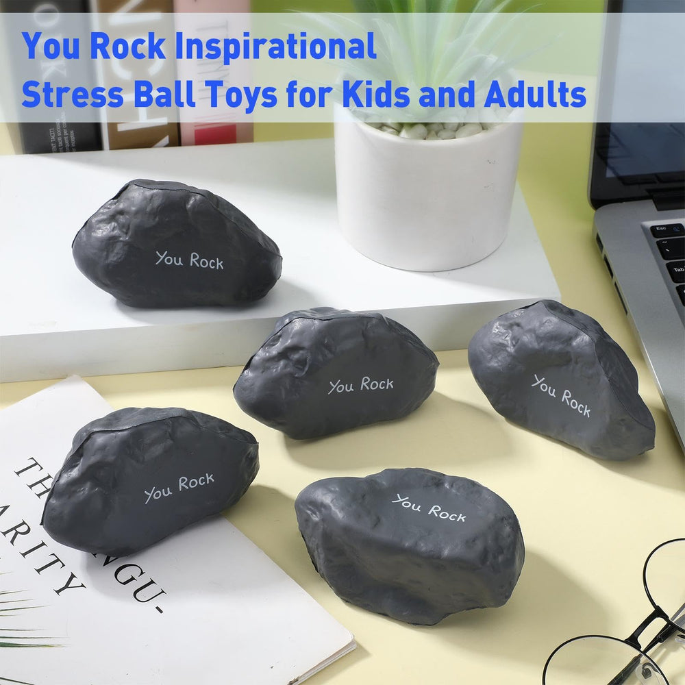 Gemscream gray rock texture offers durable squeeze during continuous use.