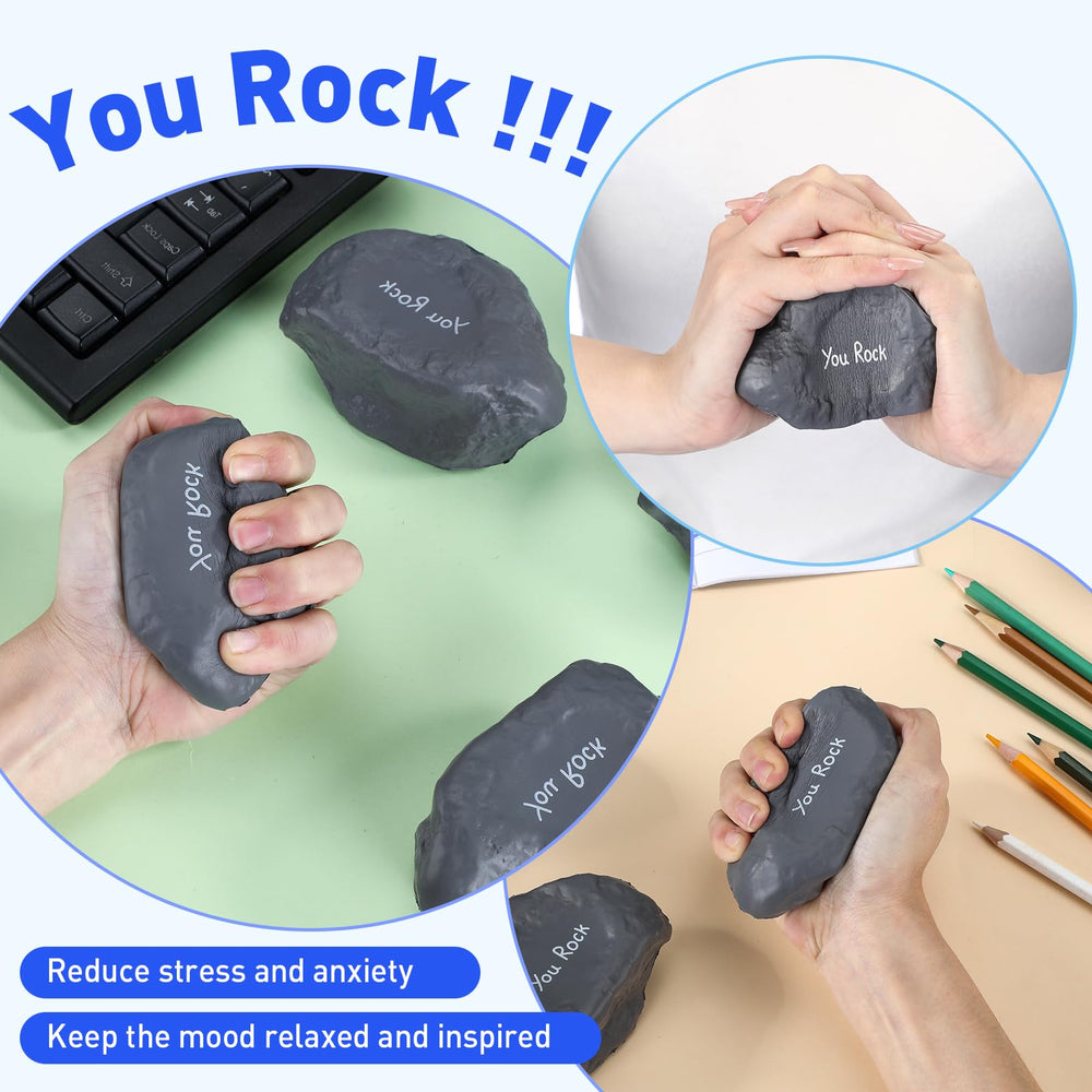 Gemscream gift-pack gray stress ball suitable for classroom and coworkers.