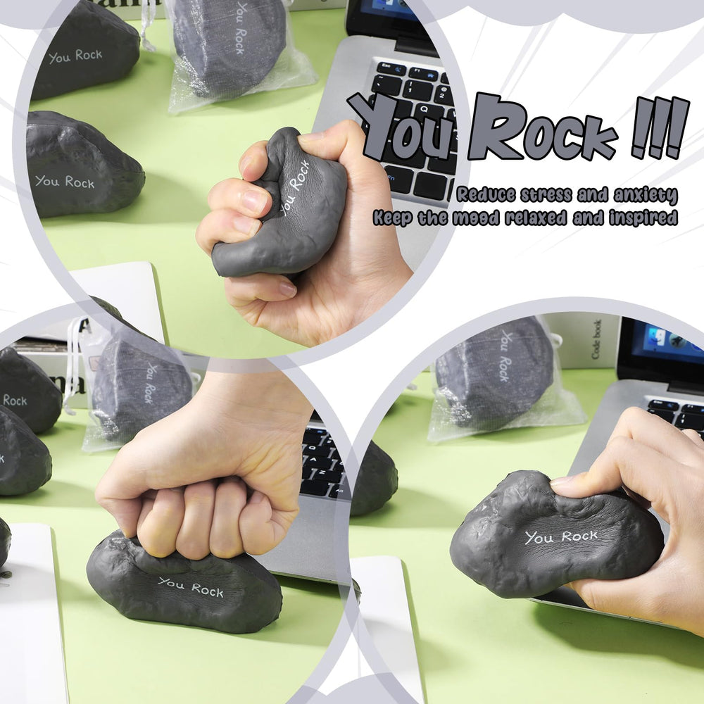 Gemscream motivational stress ball bundle with cards and bags for appreciation