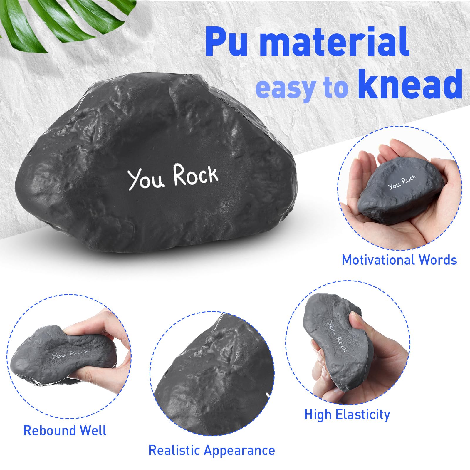 Gemscream office gray stress ball isable for quick breaks and concentration.