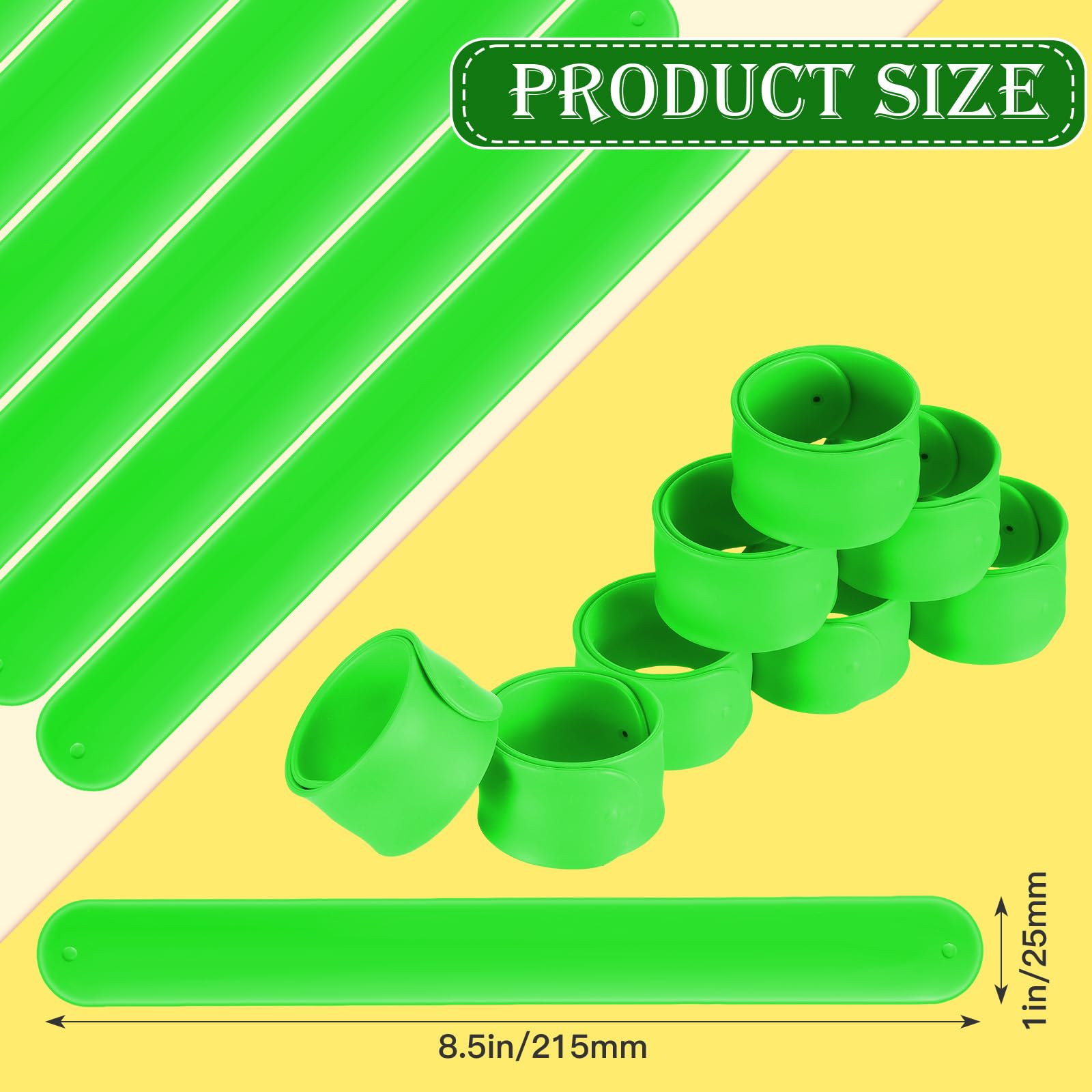 Gemscream skin-friendly silicone slap bracelet with coil, comfortable for all-day wear.