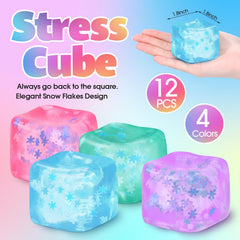 Gemscream pink stress cube eases daily tension