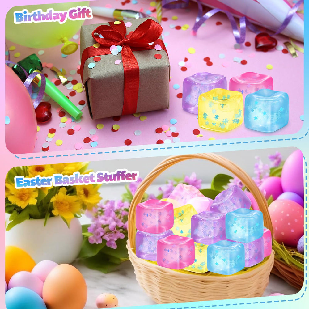 Gemscream gift-ready stress cube packaging for thoughtful presents