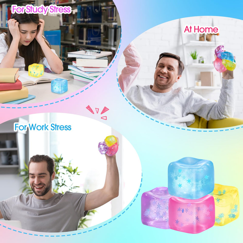 Gemscream portable stress cubes for travel and on‑the‑go calm