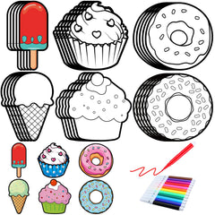 Gemscream sweet treat magnet set for DIY party favors and fridge decor