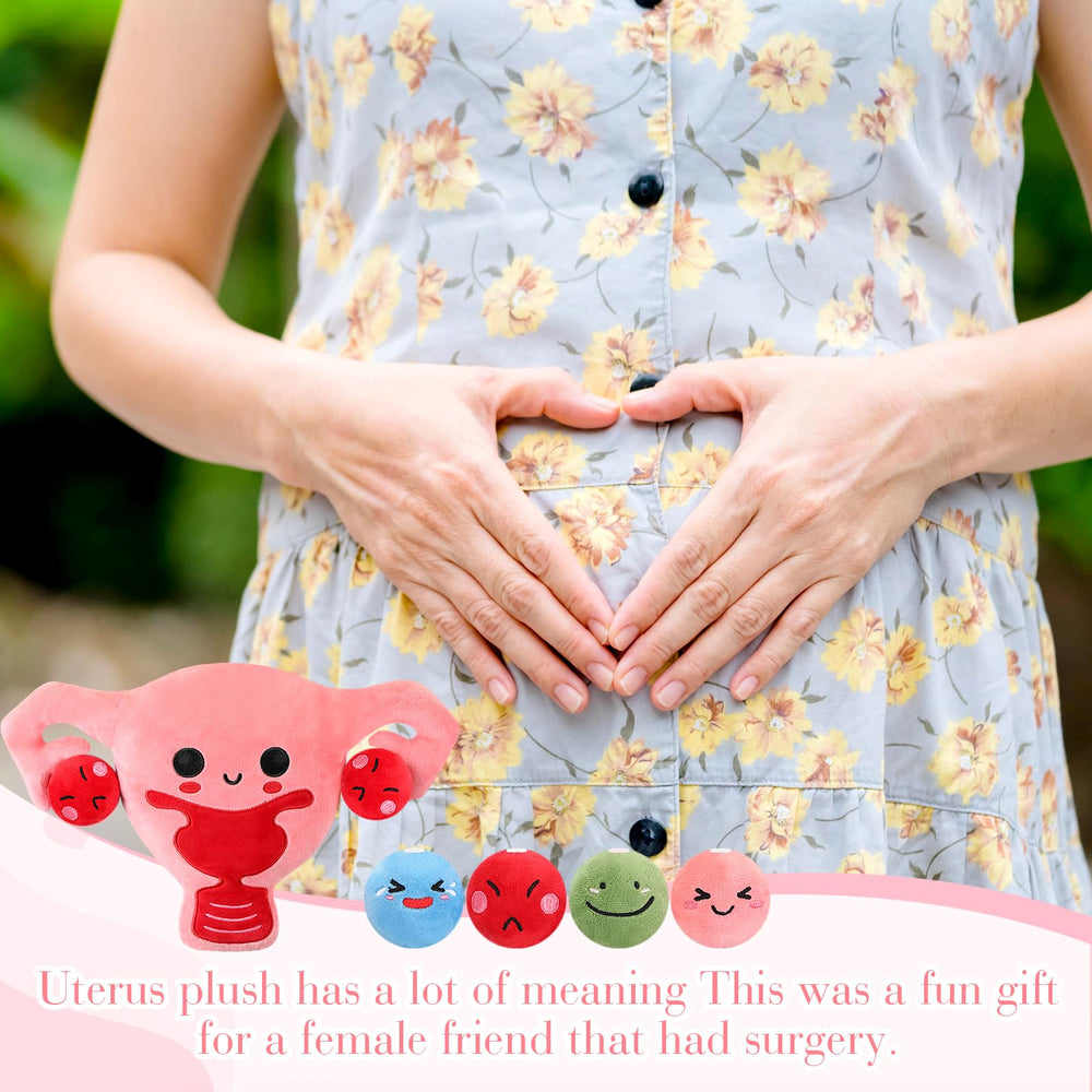 Gemscream uterus plush makes a thoughtful nurse gift for awareness and support.