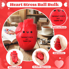 Gemscream workplace heart ball used on desk for stress relief