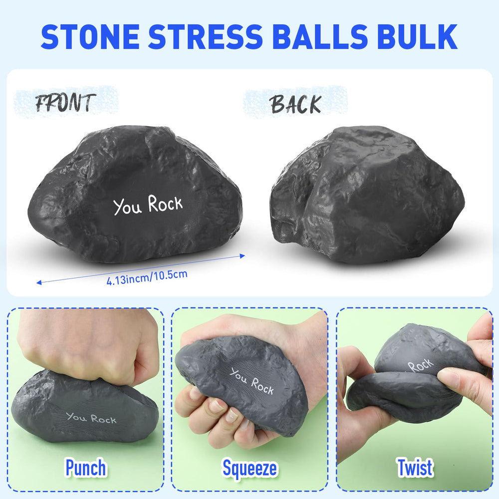 Gemscream you rock stress ball with motivational print for mood in work
