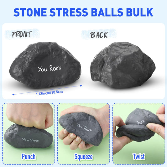 Gemscream you rock stress ball with motivational print for mood in work