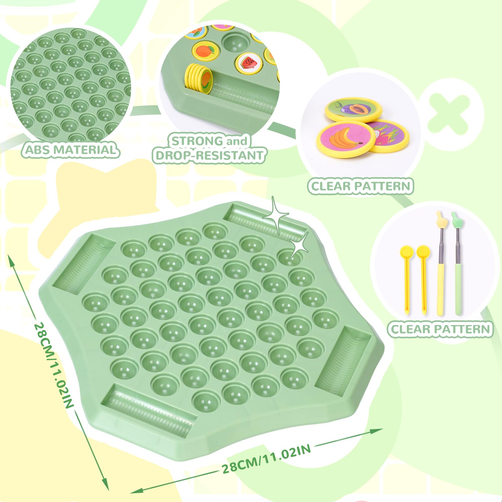 Gencokok Retractable Finger Stick for easy piece handling during play.