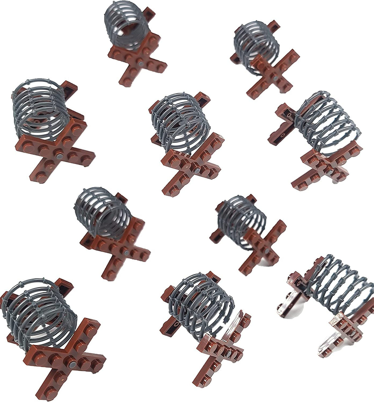 General Jim's barbed-wire stand assembly offers a safe, authentic diorama option.
