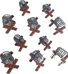 General Jim's barbed-wire stand assembly offers a safe, authentic diorama option.