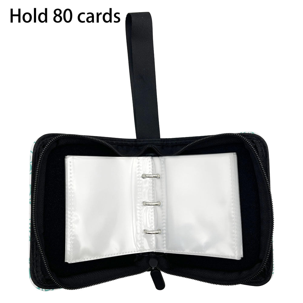 Generic 1 Pocket Card Binder with 40 removable sleeves for quick organization