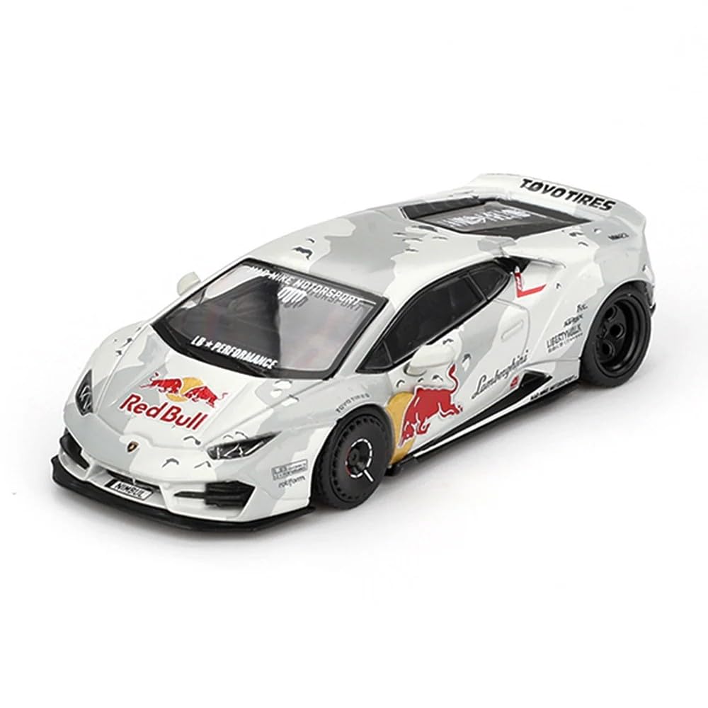 Generic 1:64 diecast Lamborghini Huracan LB-WORKS exterior close-up highlighting craftsmanship.