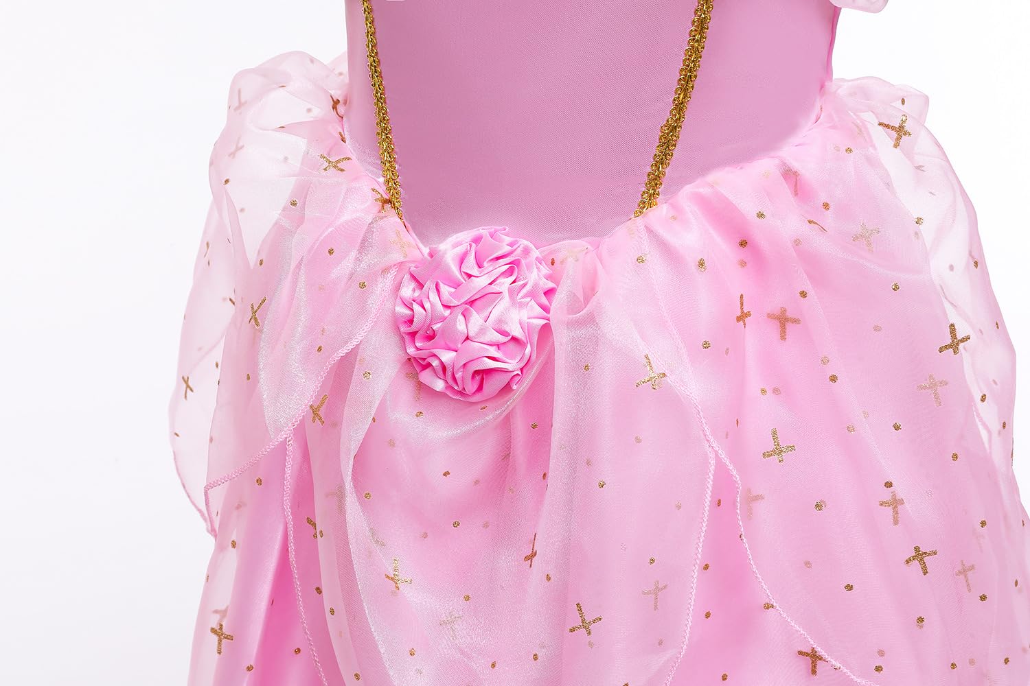 Generic Aurora Princess dress skirt detail highlighting puffiness and texture.