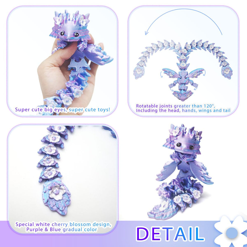 Generic Axolotl Dragon Kosha movable joints enable varied poses.