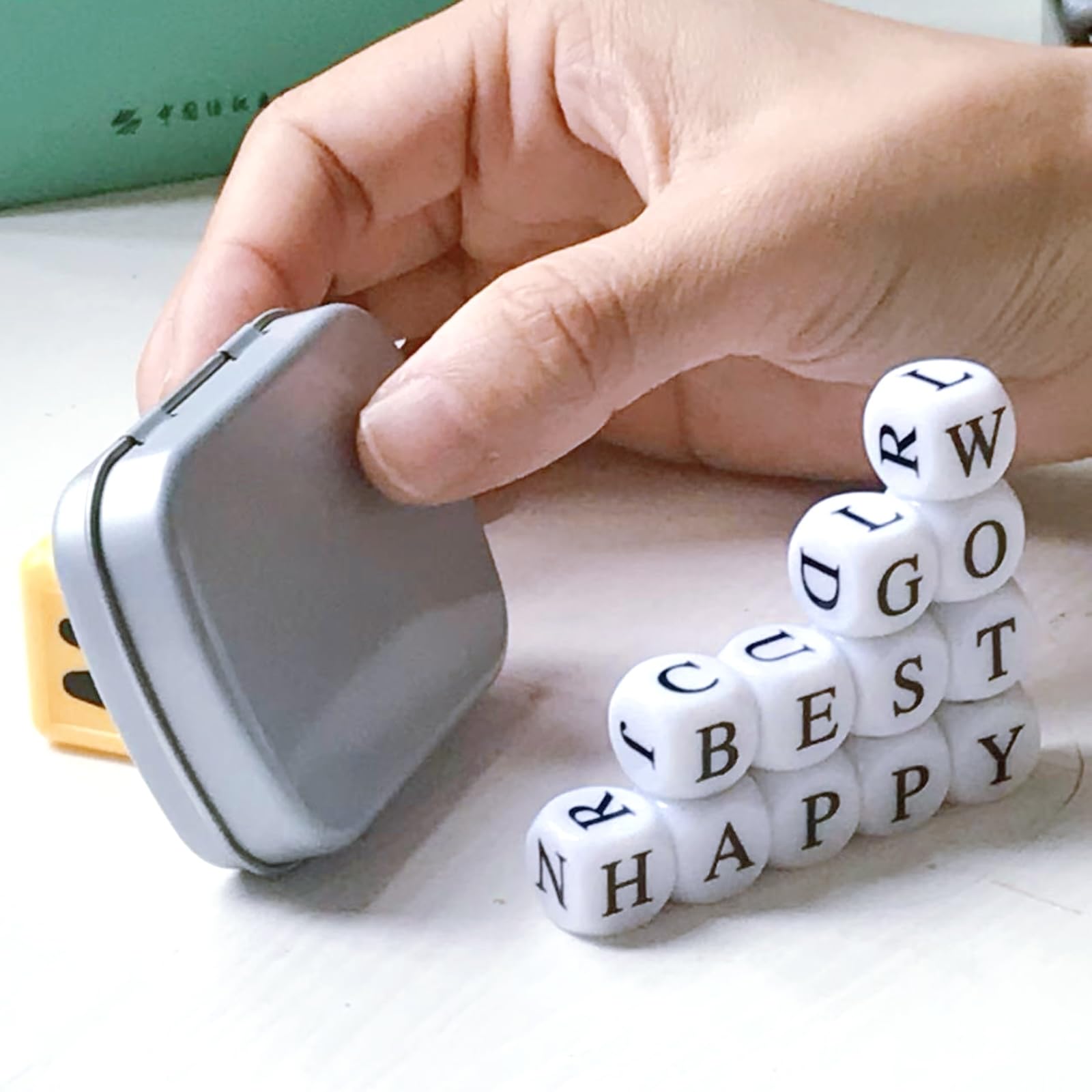 Generic Crossword Solitaire Dice Game: adult-friendly mind challenge for gatherings