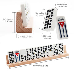 Generic Cuban Dominoes carry-case keeps pieces secure and ready for travel.