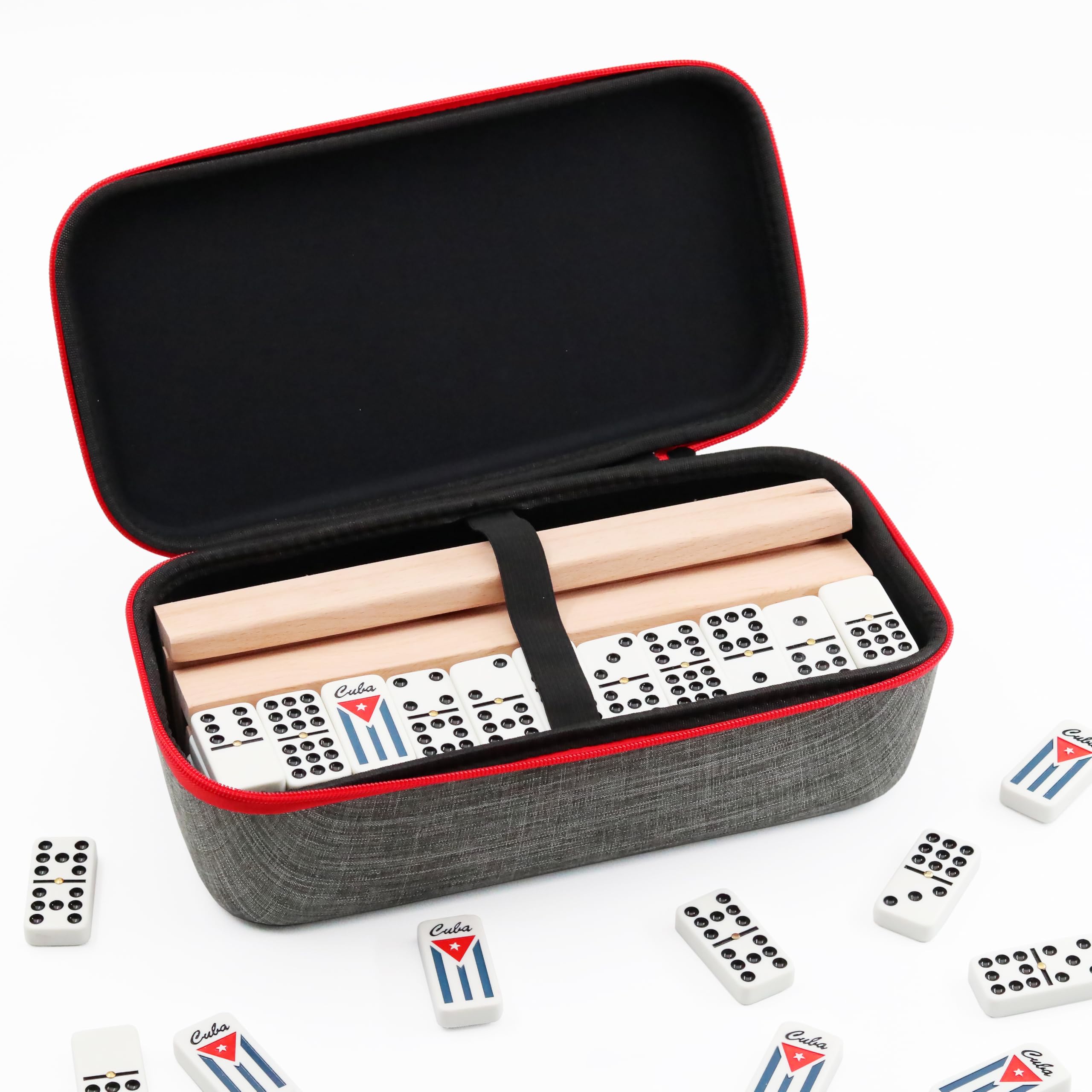 Generic Cuban Dominoes double-nine set completes your standard play with 55 tiles.