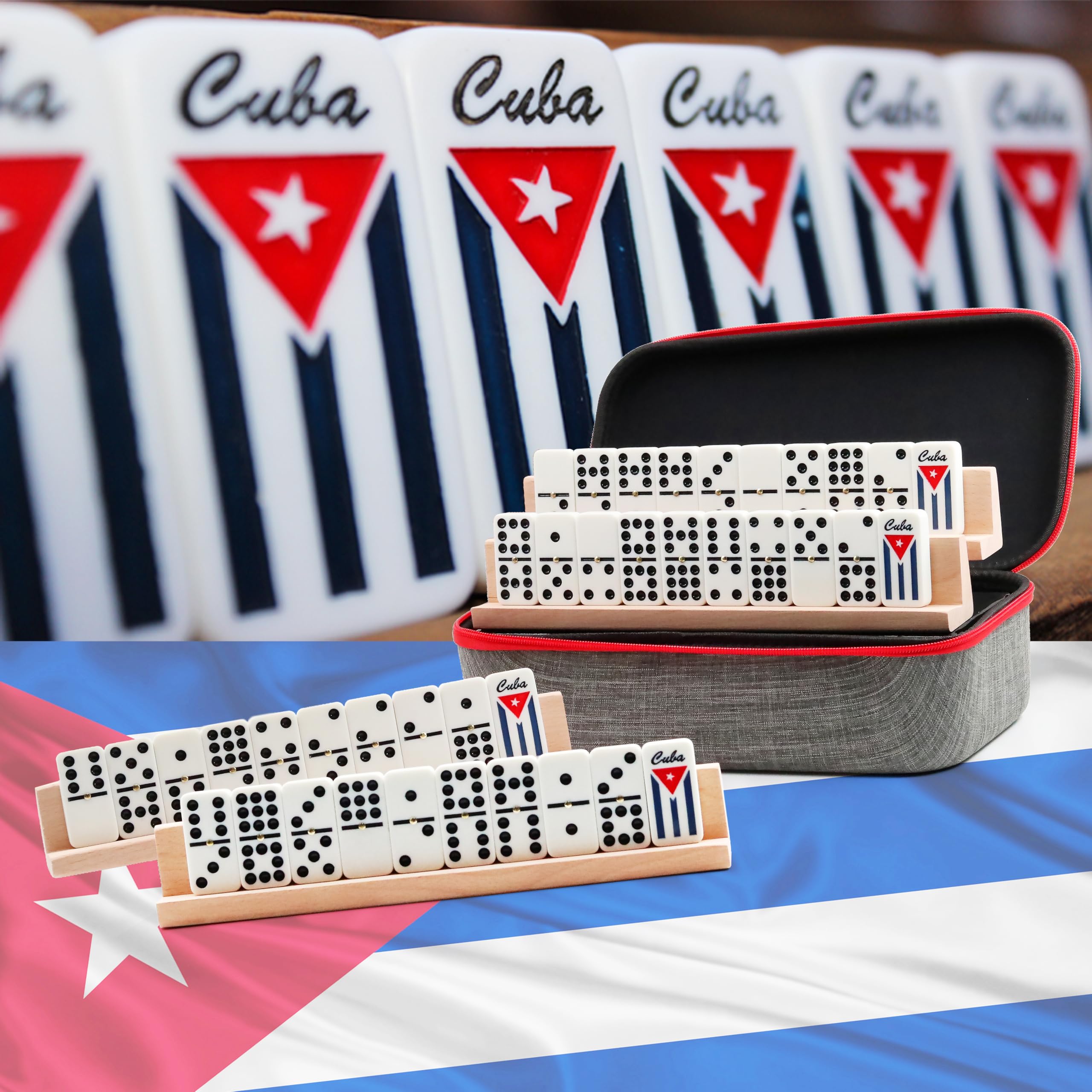 Generic Cuban Dominoes tiles-55 offer classic play for family nights.
