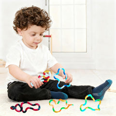 Friends enjoy a playful session with a generic fidget toy set.