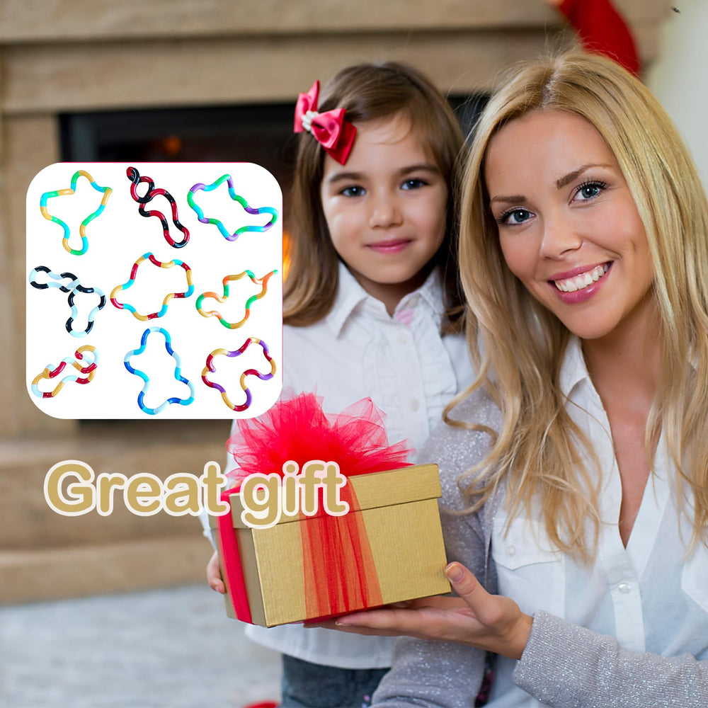 Generic fidget toy design supports hand and wrist motion.