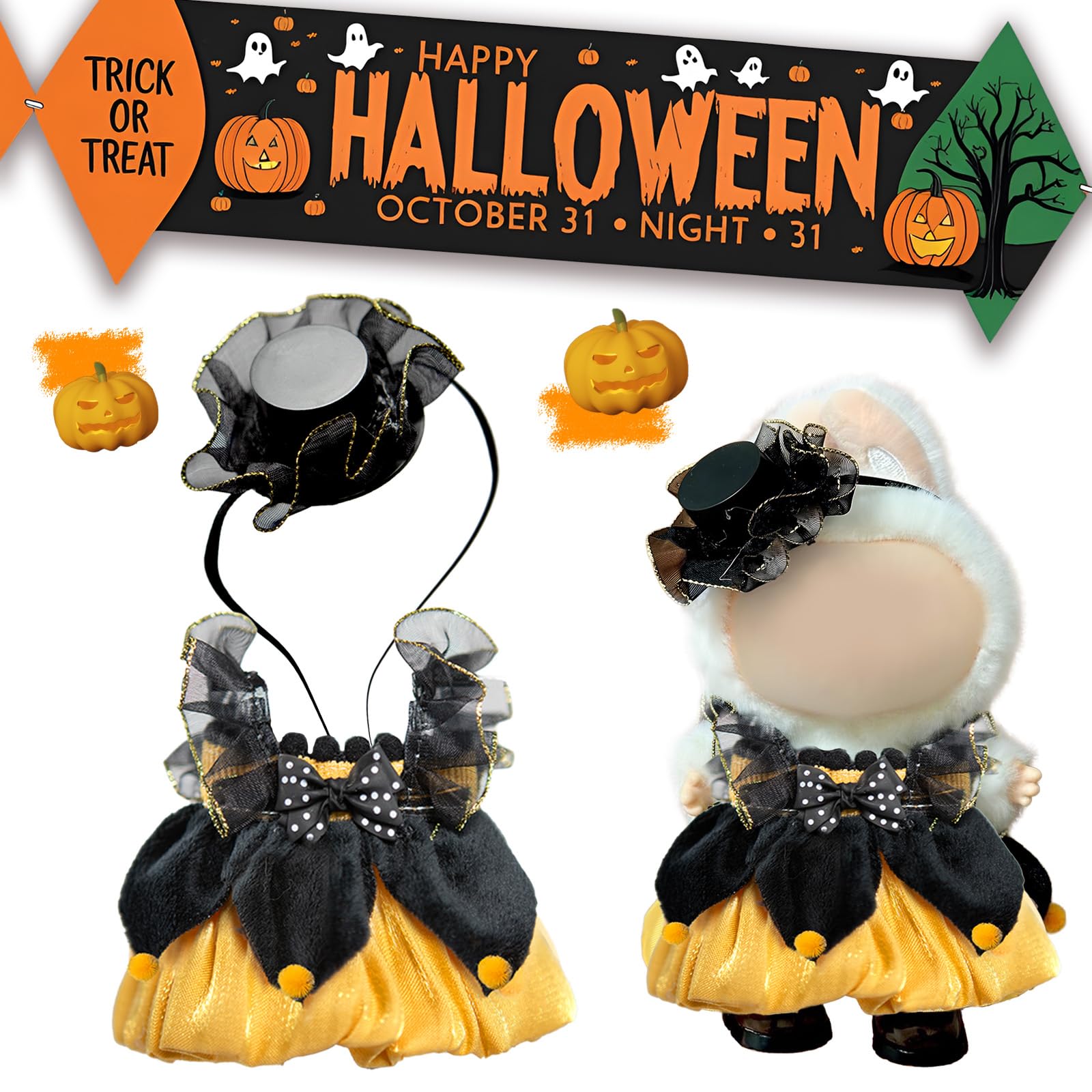 Generic Labubu doll clothes promote effortless dressing with soft, stretchy fabric.