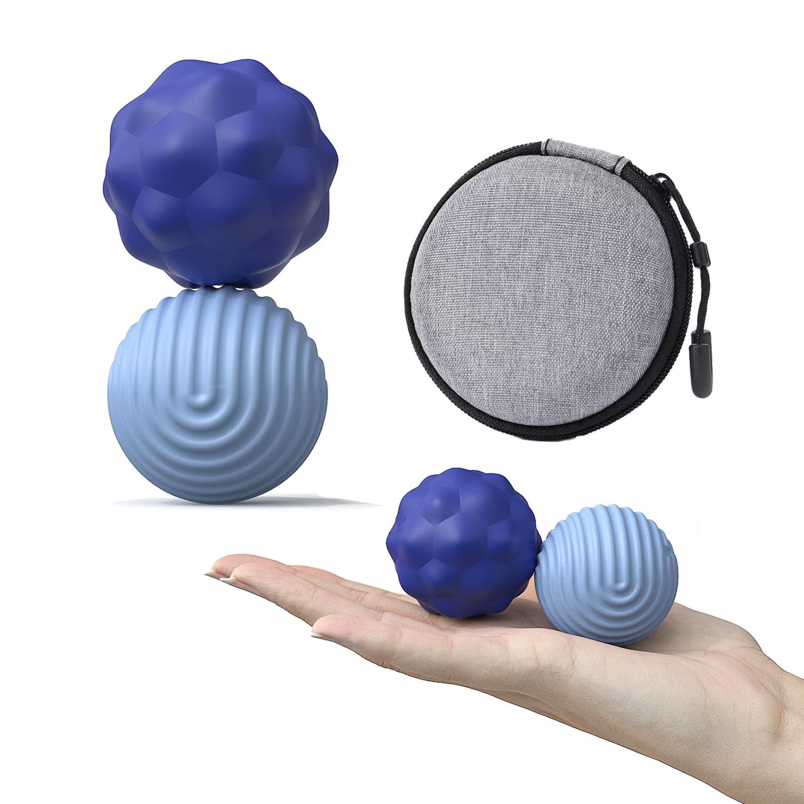 Generic large silicone magnetic balls are palm-sized for focused fidgeting at work
