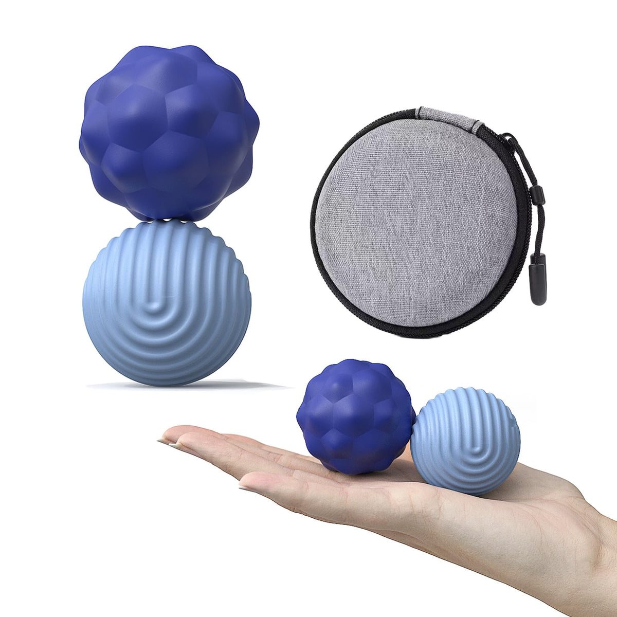 Generic large silicone magnetic balls are palm-sized for focused fidgeting at work