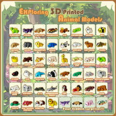 Generic mini animals movable joints figures offer flexible design for tactile play.
