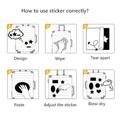 Generic Panda graffiti stickers set arrives neatly in a ready to use collection.