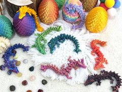 Generic PLA-made dragon eggs—safe, eco-friendly materials for classroom or home decor.